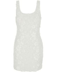 MICHAEL Michael Kors - Floral Sequin Tank Mini Dress - Lyst