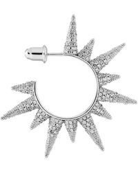 LAG World - 'Sunblade Arctic' Sun Shaped Earings With Crystal E - Lyst