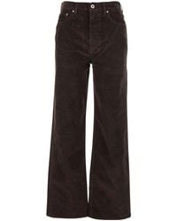 AG Jeans - Jeans 'Kora' Con Passanti Per Cintura E Patch Logo Sul Retro - Lyst
