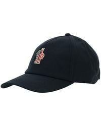 Moncler - Cappello Da Baseball 'Moncler' Con Ricamo Logo Sul Fr - Lyst