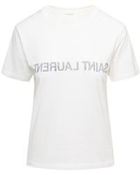Saint Laurent - Reverse t-shirt - Lyst