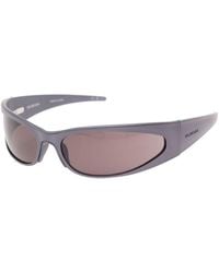 Balenciaga - Grey 'reverse Xpander 2.0 Rectangle' With Logo In Aluminum Woman - Lyst