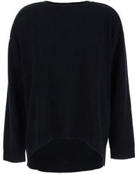 P.A.R.O.S.H. - Relaxed Fit Knit Sweater With High Low Hem - Lyst