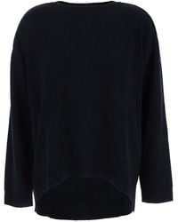 P.A.R.O.S.H. - Relaxed Fit Knit Sweater With High Low Hem - Lyst