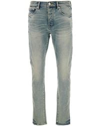 Purple Brand - Jeans With Belt Loops And Logo Patch On The Re - Lyst