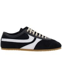 Dries Van Noten - Low-Top Sneakers With Contrasting Details On The - Lyst