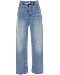 Gucci - Jeans With Belt Loops And Logo Patch On The Rear - Lyst