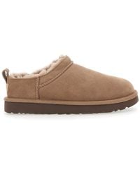 UGG - Stivaletti 'Classic Micro' Con Logo Impresso - Lyst