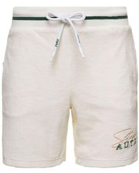 Autry - Bermuda Shorts With Drawstring And Staple X Logo Detail - Lyst