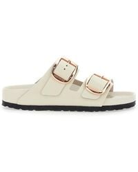 Birkenstock - 'Arizona' Sandals With Embossed Logo On The Buckle A - Lyst