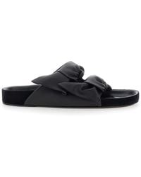 Isabel Marant - 'Lennyo' Slip-On Sandals With Bow Details - Lyst
