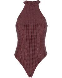 VENUJA Two-piece Bikini With Crystals in Pink | Lyst