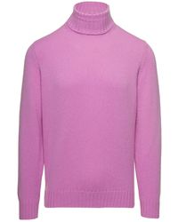 GAUDENZI - Dolcevita Con Collo Risvolto - Lyst
