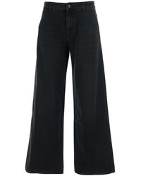 AG Jeans - Jeans Con Passanti Per Cintura E Patch Logo Sul Retro - Lyst