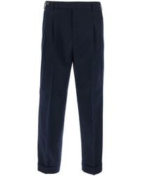 PT Torino - Pants With Belt Loops And Front Pleats - Lyst
