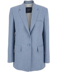 The Seafarer - Jacket With Classic Lapels And Chest Pocket - Lyst