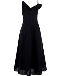 Rohe - Dress With Sweetheart Neckline And Asymmetric Straps - Lyst