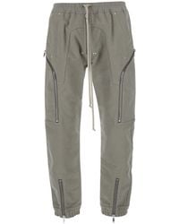 Rick Owens - 'Heizer' Pants With Side Zip Cargo Pockets - Lyst