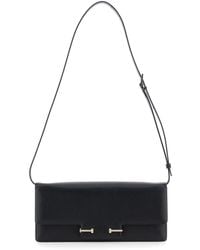 Tom Ford - Crossbody Bag With Adjustable Shoulder Strap And T Plaque Closure - Lyst