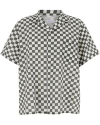 ERL - And Bowling Shirt With Check Motif - Lyst