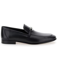 Fendi - 'O Lock' Loafers With Logo Plaque Detail - Lyst