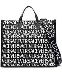 Versace - Borsa tote con stampa - Lyst