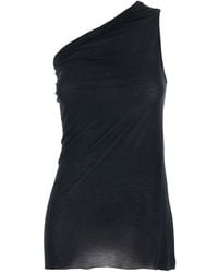 Rick Owens - Top Athena With Asymmetrical Design - Lyst