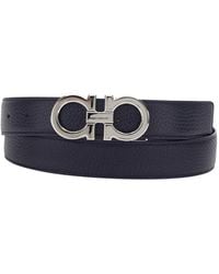 Ferragamo - Leather Double-Adjustable Belt - Lyst