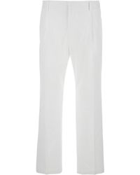 Dolce & Gabbana - Five Pocket Pants With Logo Plaque On The Back - Lyst