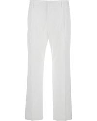 Dolce & Gabbana - Five Pocket Pants With Logo Plaque On The Back - Lyst