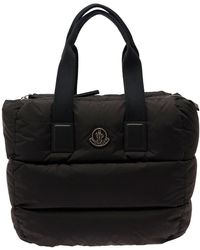Moncler - 'Caradoc' Tote Bag With Logo Patch - Lyst
