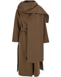 Max Mara - 'Cuore' Coat With Wide Revers - Lyst