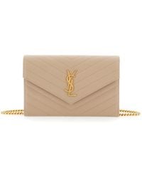 Saint Laurent - Crossbody Bag 'Louise' With Cassandre Plate On Fro - Lyst