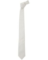 Giorgio Armani - Silk Tie With Tone-On-Tone All-Over Logo For Papillon And Ties - Lyst