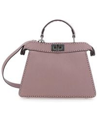 Fendi - Borsa 'Peekaboo Iseeu Small' Con Tracolla - Lyst