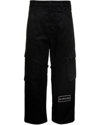 44 Label Group - 'Helm' Cargo Pants With Logo Patch - Lyst
