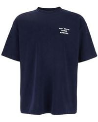 Drole de Monsieur - Crewneck T-Shirt With Slogan Print On The Front - Lyst