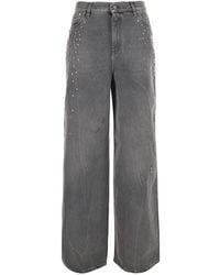 Golden Goose - Jeans With Studs, Denim - Lyst