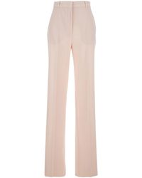 Max Mara - Pants With Belt Loops And Front Pleats - Lyst