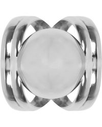 LAG World - 'Gaze' Ring With Open Rear And Embossed Logo On The - Lyst