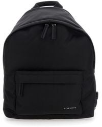 Givenchy - Backpack With Adjustable Shoulder Straps And Logo On Front - Lyst