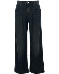 Isabel Marant - 'Rodayna' Jeans With Logo Patch On The Rear - Lyst