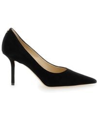 Jimmy Choo - Pumps 'Love' Suede - Lyst