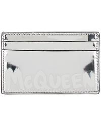 Alexander McQueen - 'Graffiti Mcqueen' Card-Holder With Print In - Lyst