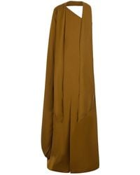 Solace London - 'Newman' Long Dress With Front Cut-Out And Back Dr - Lyst
