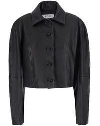 Rohe - Cropped Jacket With Classic Collar - Lyst
