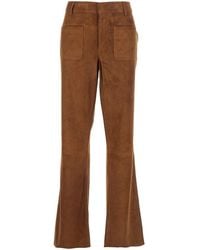 Ba&sh - Pantaloni Con Passanti Per Cintura E Tasche Applicate - Lyst