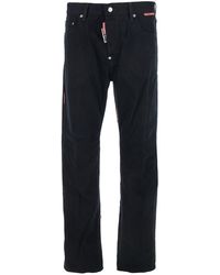 DSquared² - 'D2 X Magliano' Jeans With Belt Loops And Logo Patch On The Rear - Lyst