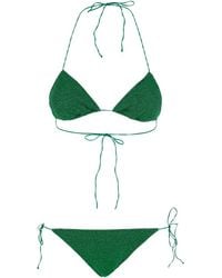 Oséree - Bikini 'Lumiere' Con Top A Triangolo E Chiusura Con Lacci - Lyst