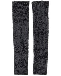 P.A.R.O.S.H. - Gloves With All-Over Applied Sequins - Lyst